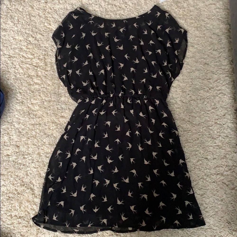 Black Dress with Tan